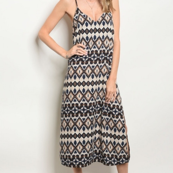 Tribal Print Dress - Picture 1 of 2
